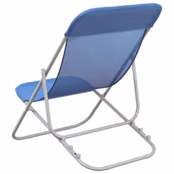 VidaXL 360187 sedia da esterno Terrazzo Acciaio Blu - Vista aggiuntiva 6
