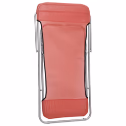 VidaXL 360189 sedia da esterno Terrazzo Acciaio Rosso - Vista aggiuntiva 8