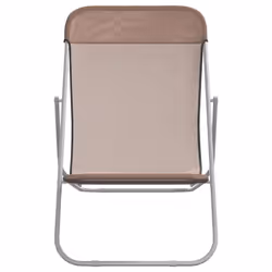 VidaXL 360191 sedia da esterno Terrazzo Acciaio Marrone - Vista aggiuntiva 4