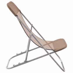 VidaXL 360193 sedia da esterno Terrazzo Acciaio Grigio talpa - Vista aggiuntiva 5