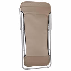 VidaXL 360193 sedia da esterno Terrazzo Acciaio Grigio talpa - Vista aggiuntiva 8
