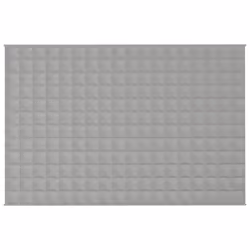 vidaXL Coperta Ponderata Grigia 122x183 cm 5 kg in Tessuto - Vista aggiuntiva 3