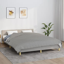 Coperta Ponderata Grigia 200x220 cm 9 kg Tessuto vidaXL 1441