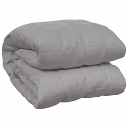 vidaXL Coperta Ponderata Grigia 220x240 cm 11 kg Tessuto - Vista aggiuntiva 2