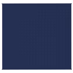 vidaXL Coperta Ponderata Blu 220x230 cm 11 kg Tessuto - Vista aggiuntiva 3