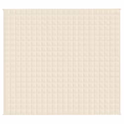 Coperta Ponderata Crema Chiaro 200x220 cm 9 kg Tessutocod mxl 93554 - Vista aggiuntiva 3