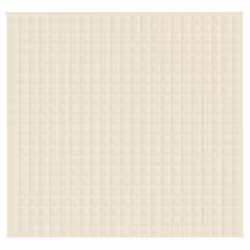 Coperta Ponderata Crema Chiaro 220x230 cm 15 kg Tessutocod mxl 69455 - Vista aggiuntiva 3