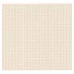 Coperta Ponderata Crema Chiaro 220x240 cm 15 kg Tessutocod mxl 93546 - Vista aggiuntiva 3