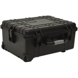 Valigetta da Volo con Ruote Nera 58x45x27 cm in pp Vidaxl 41984