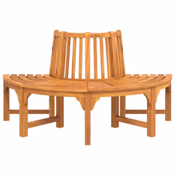 Panchina Albero Semi Circolare Ø160 Legno Massello di Eucaliptocod mxl 95469 - Vista aggiuntiva 3