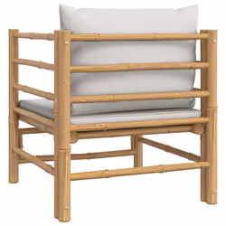 VidaXL 362281 panca da esterno Bamboo - Vista aggiuntiva 5