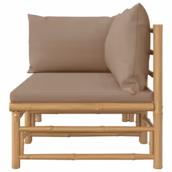 VidaXL 362284 panca da esterno Bamboo - Vista aggiuntiva 4