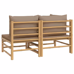 VidaXL 362284 panca da esterno Bamboo - Vista aggiuntiva 5
