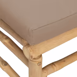 VidaXL 362284 panca da esterno Bamboo - Vista aggiuntiva 8