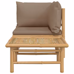 VidaXL 362285 panca da esterno Bamboo - Vista aggiuntiva 4