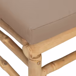 VidaXL 362286 panca da esterno Bamboo - Vista aggiuntiva 6