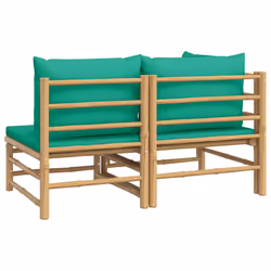 VidaXL 362291 panca da esterno Bamboo - Vista aggiuntiva 5