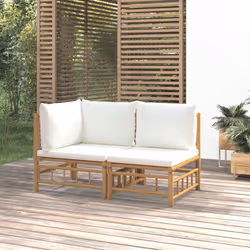 VidaXL 362298 panca da esterno Bamboo