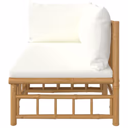 VidaXL 362298 panca da esterno Bamboo - Vista aggiuntiva 4
