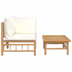VidaXL 362299 panca da esterno Bamboo