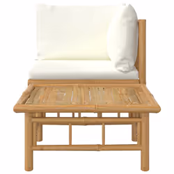 VidaXL 362299 panca da esterno Bamboo - Vista aggiuntiva 4