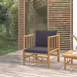 VidaXL 362311 panca da esterno Bamboo - Vista aggiuntiva 2