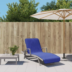 Asciugamani da Spiaggia 2pz Blu Reale 75x200 cm Tessuto 400 gsm