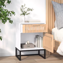 VidaXL 352091 comodino Bianco