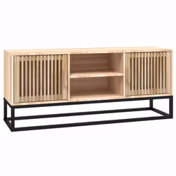 vidaXL Mobile Porta TV 105x30x45 cm in Legno Multistrato e Ferro - Vista aggiuntiva 2