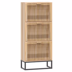 Scarpiera 52x25x120 cm in Legno Multistratocod mxl 102235 - Vista aggiuntiva 2