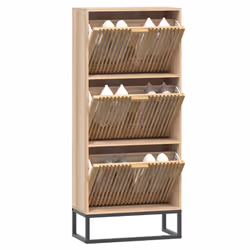 Scarpiera 52x25x120 cm in Legno Multistratocod mxl 102235 - Vista aggiuntiva 3