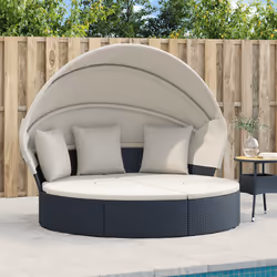 VidaXL 362254 letto per esterni Crema, Bianco - Vista aggiuntiva 2