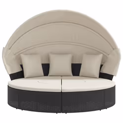 VidaXL 362254 letto per esterni Crema, Bianco - Vista aggiuntiva 3