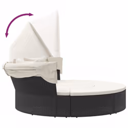 VidaXL 362254 letto per esterni Crema, Bianco - Vista aggiuntiva 7