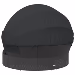 VidaXL 362255 letto per esterni Nero - Vista aggiuntiva 5