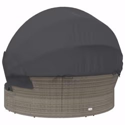 VidaXL 362256 letto per esterni Grigio - Vista aggiuntiva 5