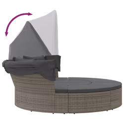 VidaXL 362256 letto per esterni Grigio - Vista aggiuntiva 7