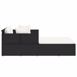 VidaXL 362267 letto per esterni Nero - Vista aggiuntiva 4