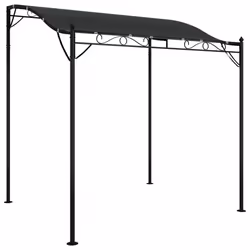vidaXL Tettoia Antracite 2x2,3 m 180 g/m² Tessuto e Acciaio - Vista aggiuntiva 2