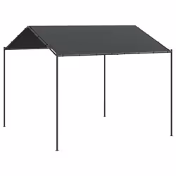 Tendaa Baldacchino Antracite 3x3 m in Acciaio e Tessutocod mxl 97172 - Vista aggiuntiva 2