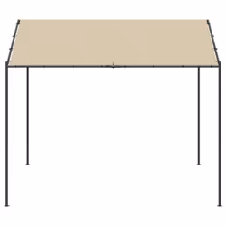 Tendaa Baldacchino Beige 3x3 m in Acciaio e Tessutocod mxl 73161 - Vista aggiuntiva 3
