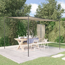 Vidaxl - Gazebo Beige 3x3 m 180 g/m² Tessuto e Acciaio 41135