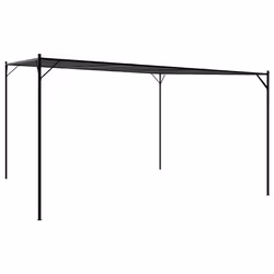 Gazebo Antracite 4x4 m 180 g/m² Tessuto e Acciaiocod mxl 93687 - Vista aggiuntiva 2