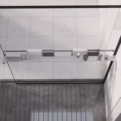 La mensola per la doccia a parete per doccia walk-in vi consente di mantenere il bagno ordinato e pulito, diventando un eleme ...