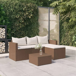 Set Mobili da Giardino Marrone in Polyrattancod mxl 71660