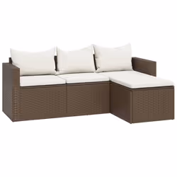Set Mobili da Giardino Marrone in Polyrattancod mxl 71660