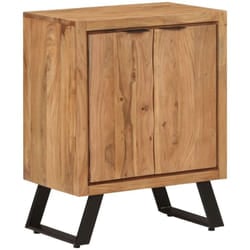 Credenza con 2 Ante 55x36x72 cm in Legno Massello di Acacia Vidaxl 898272