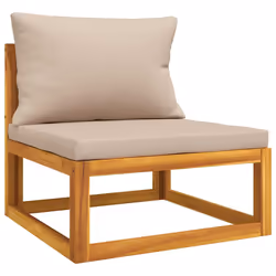 Set Mobili da Giardino 3pz con Cuscini Legno Massello di Acaciacod mxl 95622 - Vista aggiuntiva 3