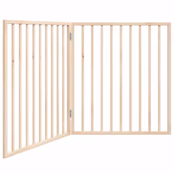 vidaXL Cancelletto per cani pieghevole 2 pannelli 160 cm in legno di pioppo - Vista aggiuntiva 2