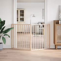 vidaXL Cancelletto per cani pieghevole 2 pannelli 160 cm in legno di pioppo - Vista aggiuntiva 3